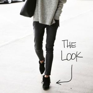 Fringe Suede Booties